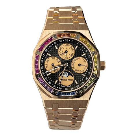 audemars piguet royal oak rose gold rainbow|rose gold ap watch price.